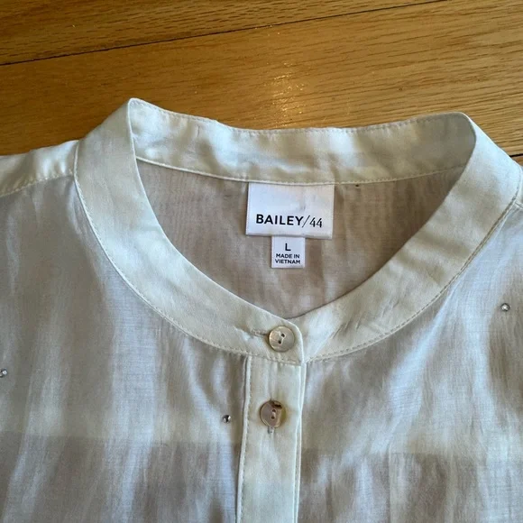 Bailey 44 Sheer Rhinestone Blouse - Picture 11 of 11